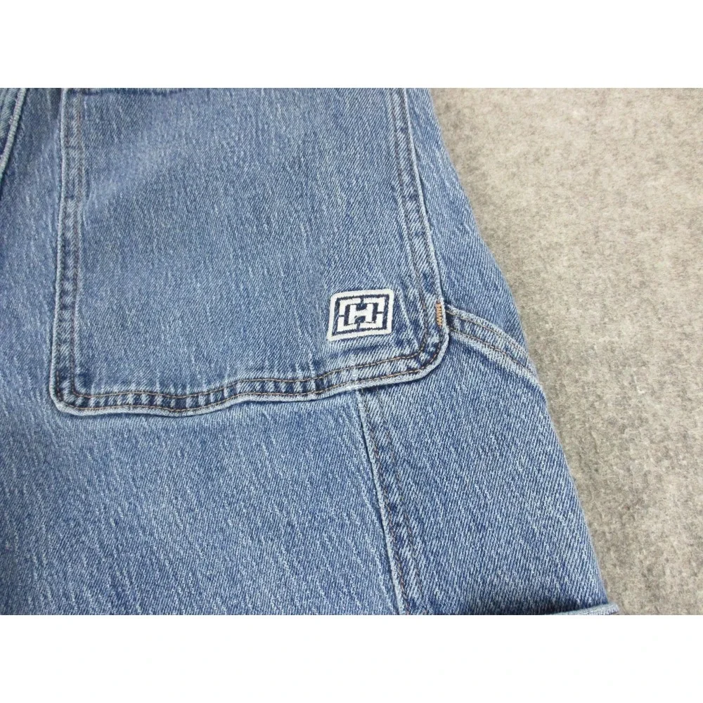 Hollister Jeans Mens 32x30 Blue Super Baggy Wide Leg Relaxed Medium Wash Y2K